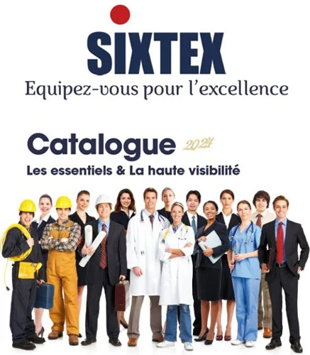 Catalogue BTP Haute Visibilité - Vêtements Pro Sécurisés 2024 | SIXTEX France Catalogue professionnel SIXTEX : tenues BTP et EPI haute visibilité